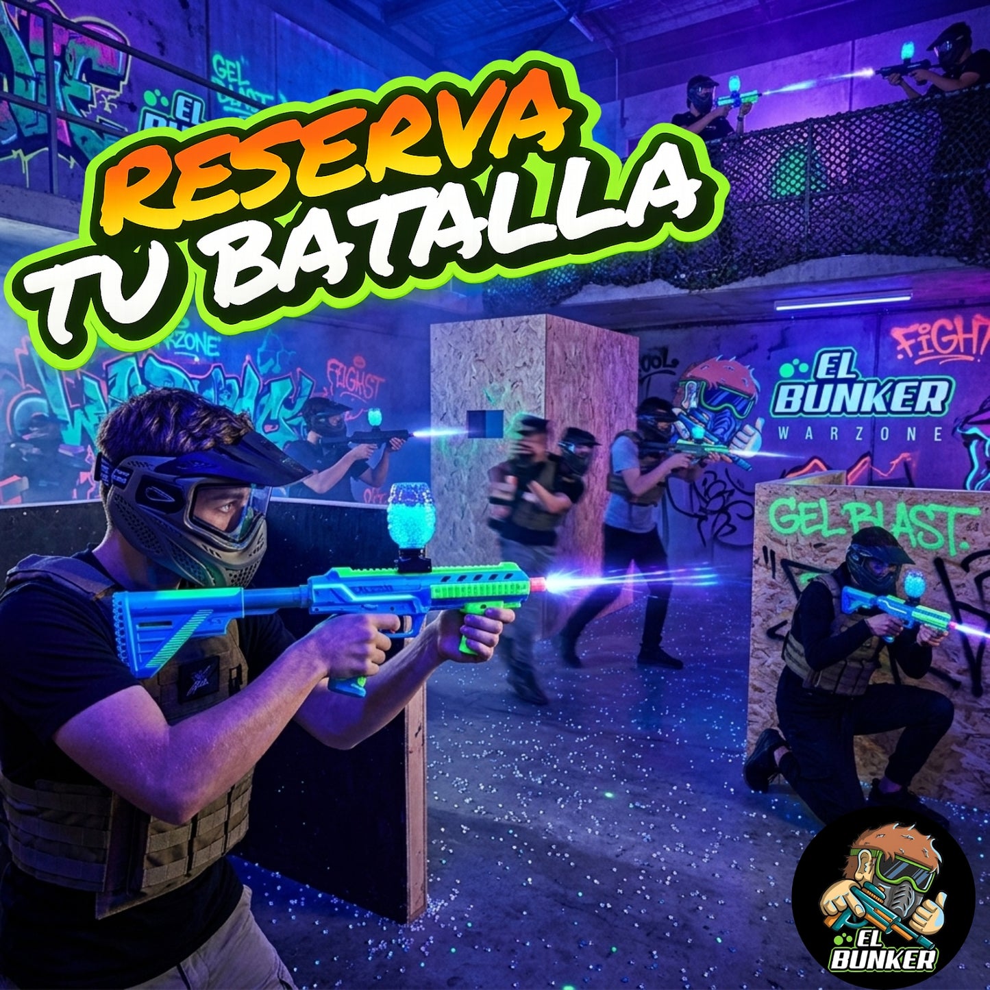 🔫 Reserva Batalla Gel Blaster