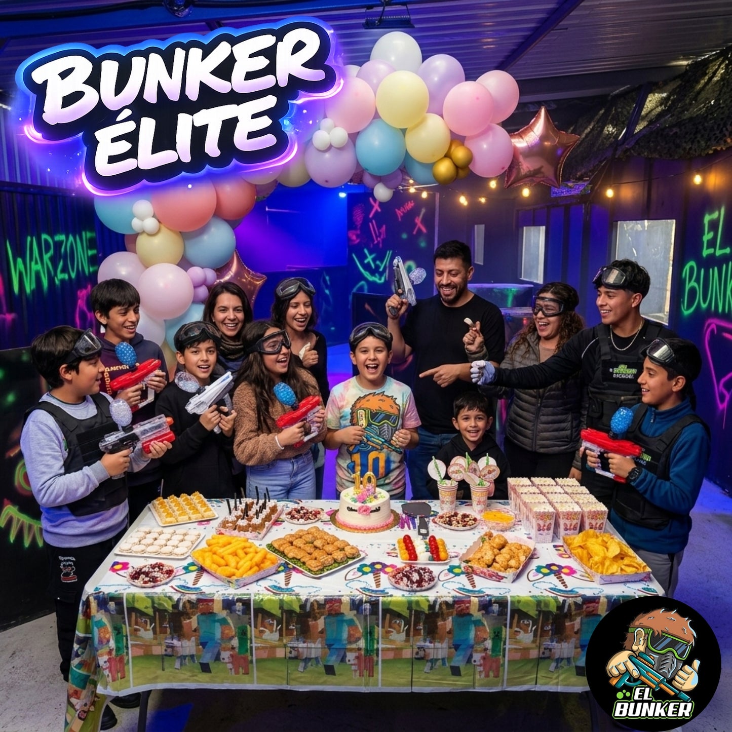 🔥 Reserva Cumpleaños Bunker Élite